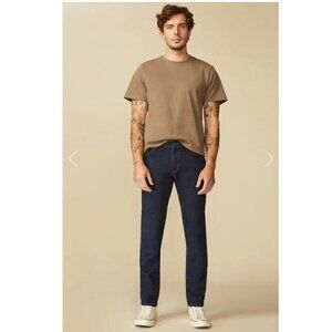 Warp+Weft Men's Jeans Amsterdam Midnight Dark Wash Size 35 x 34 Stretch AMS NWT